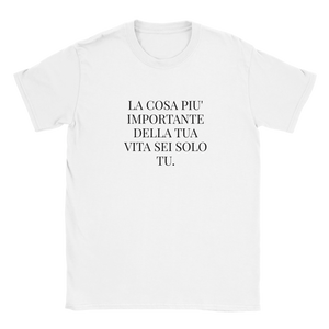 LA COSA PIU' IMPORTANTE DELLA TUA VITA SEI SOLO TU. - NERO