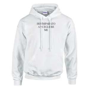SCEGLIERE ME - FELPA - BIANCO