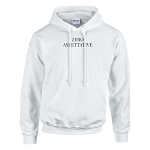 ZERO ASPETTATIVE - FELPA - BIANCO